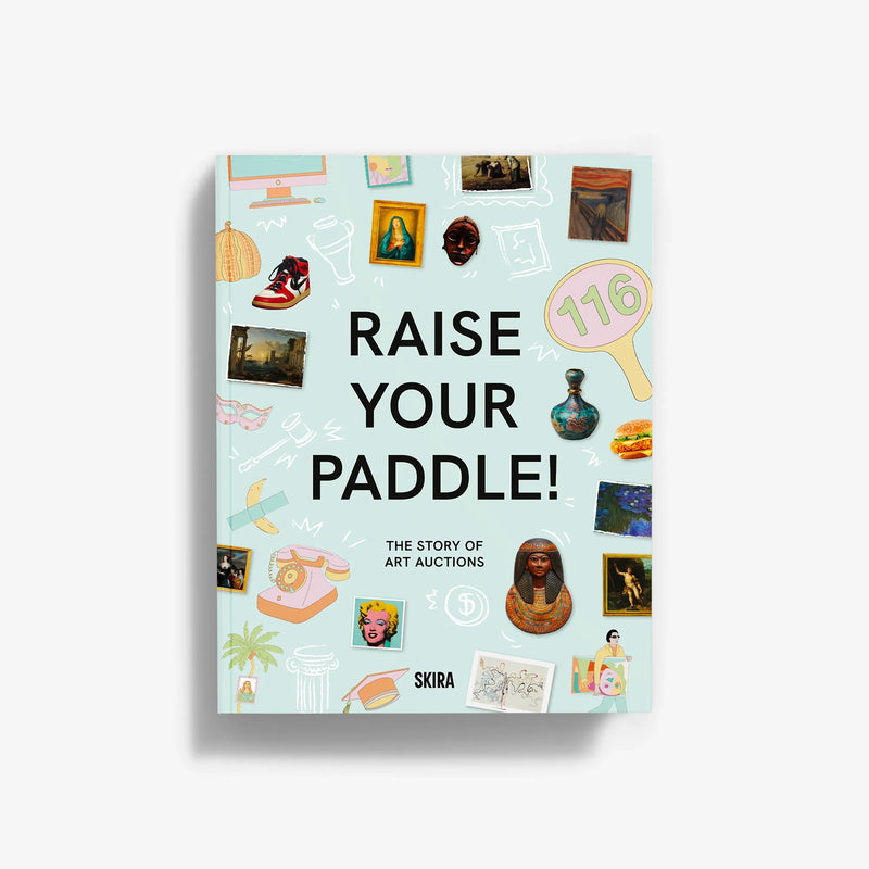Art book with illustrated cover, bold title text, and “SKIRA” branding