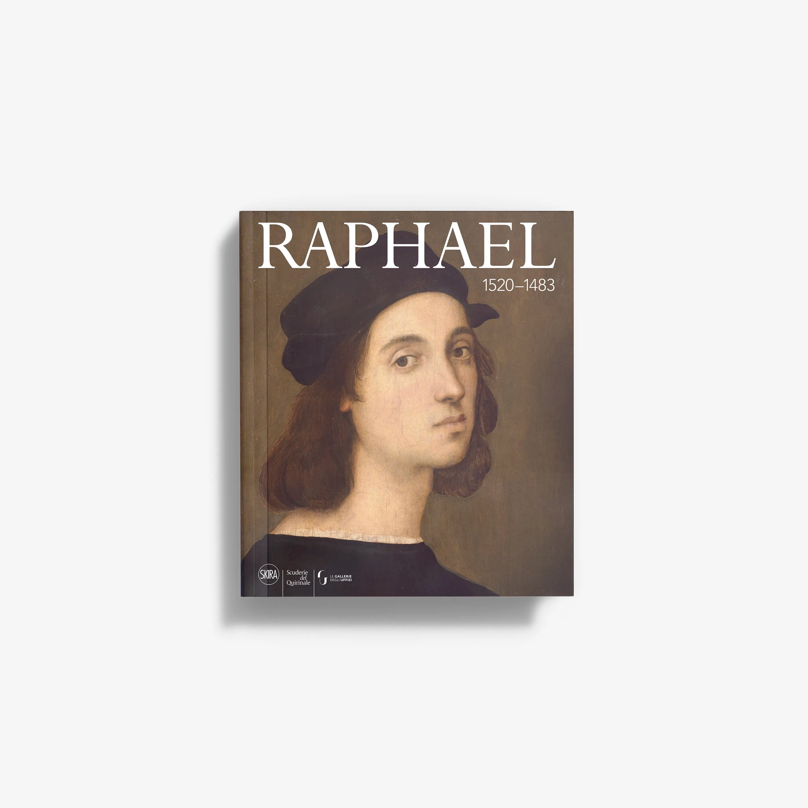 Hardcover art book by Skira Arte with Renaissance painting works selection, featuring Raphael portrait cover art