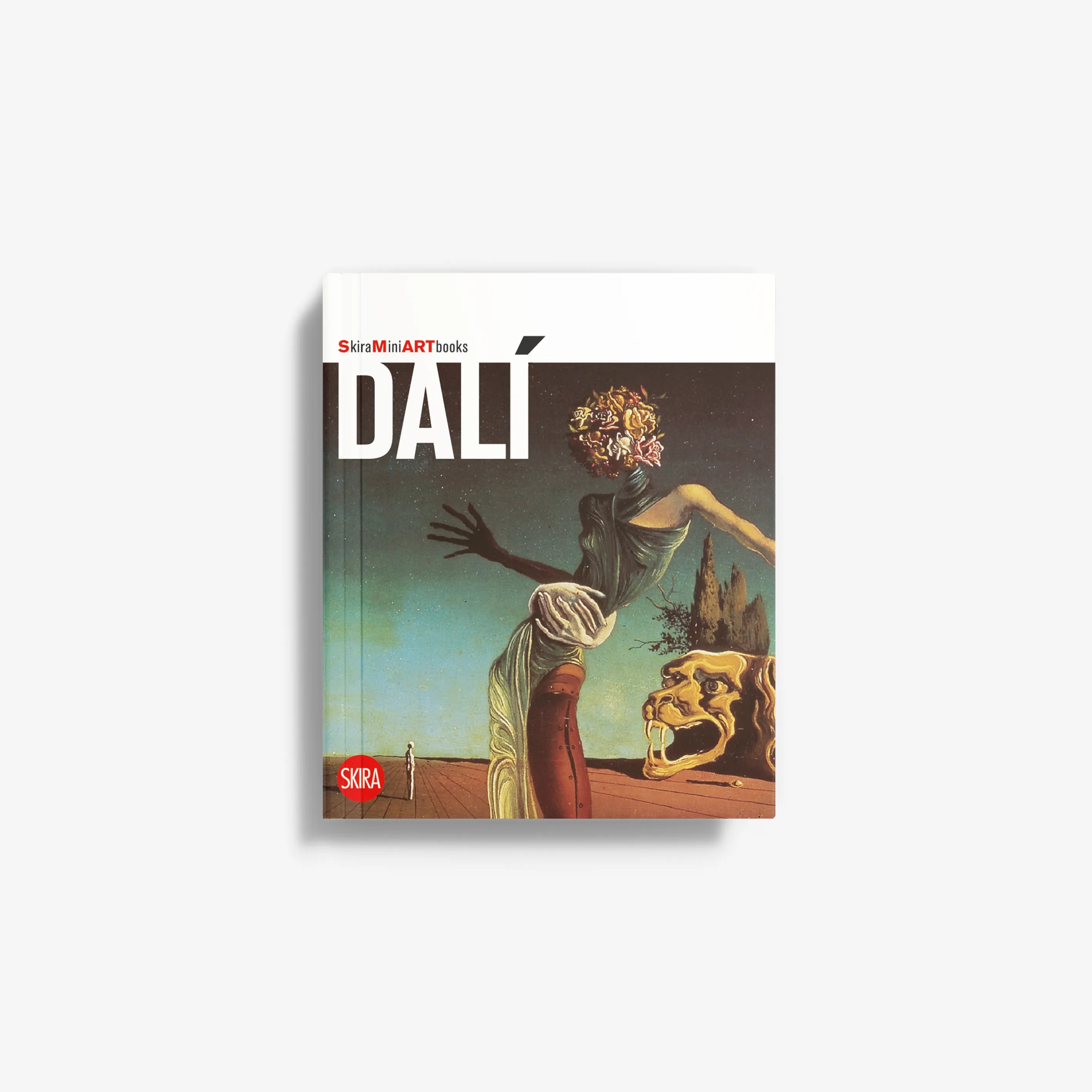 Dalí English edition book cover with surrealist painting artwork