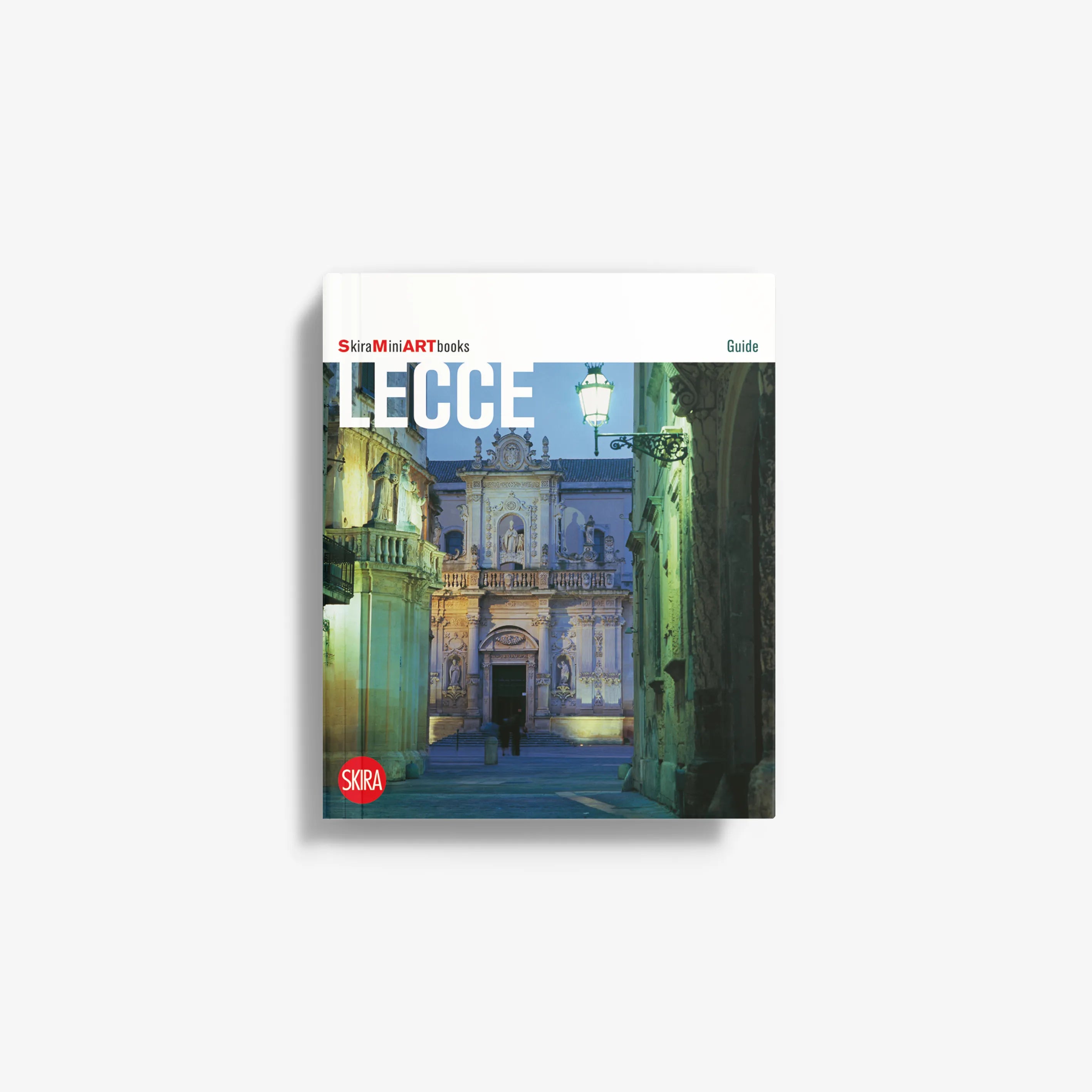 Lecce travel guide book with illustrated cathedral and archway cover