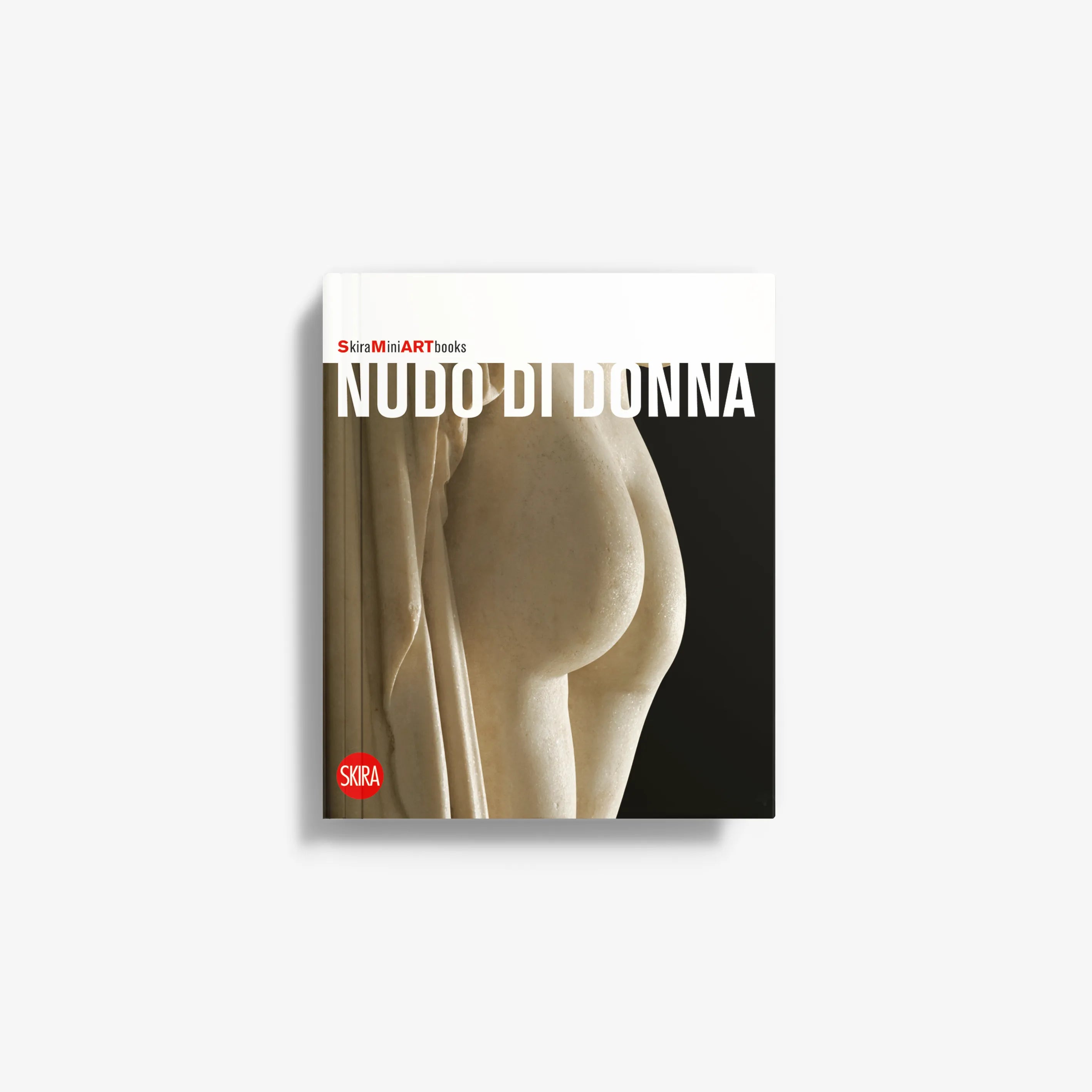 Women’s nude art book with nude figure illustration on cover, SKIRA brand
