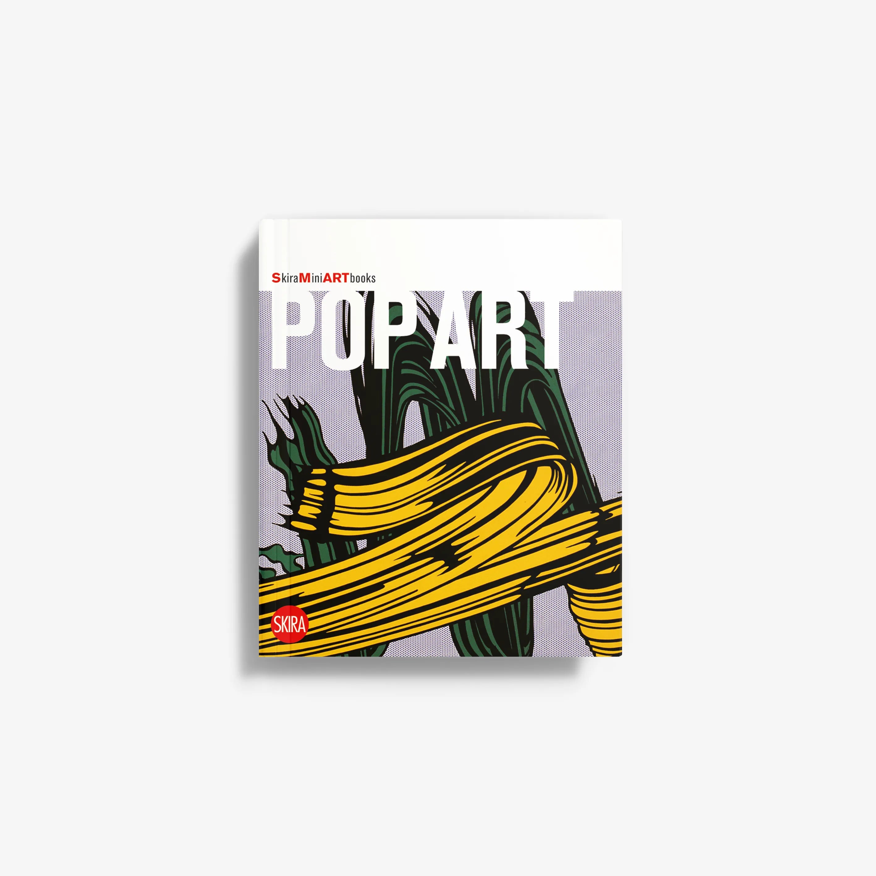 Pop art book (Italian edition) with bold yellow and green graphic cover