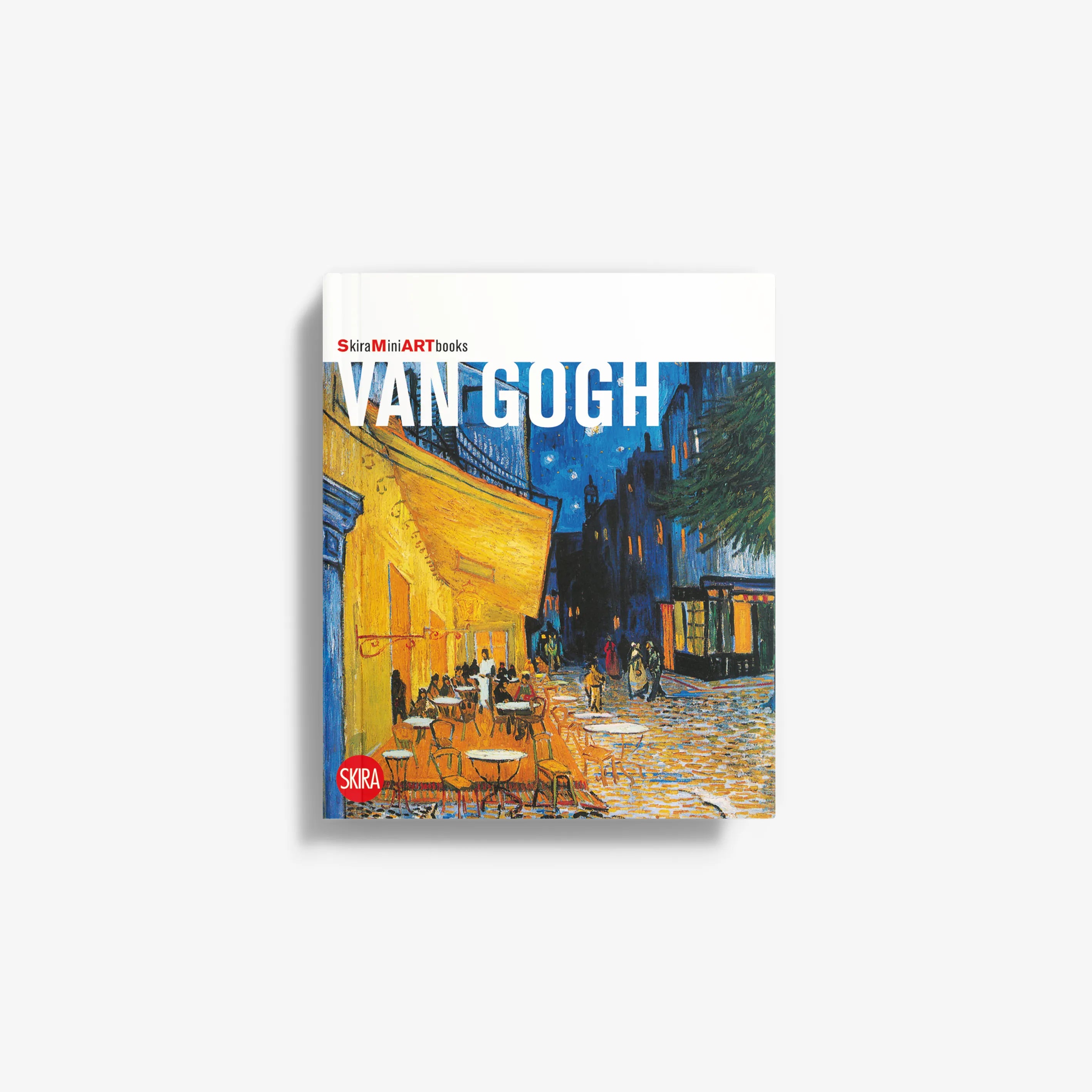 Van Gogh art book with colorful city street painting cover