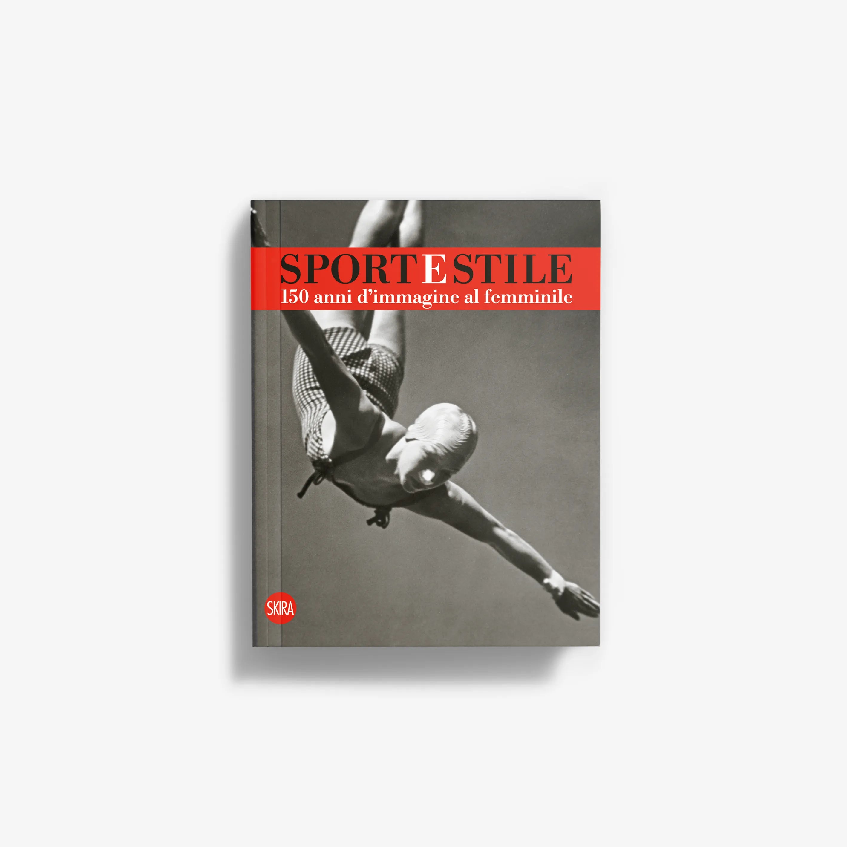 Sports & Style book cover with female athlete in grayscale