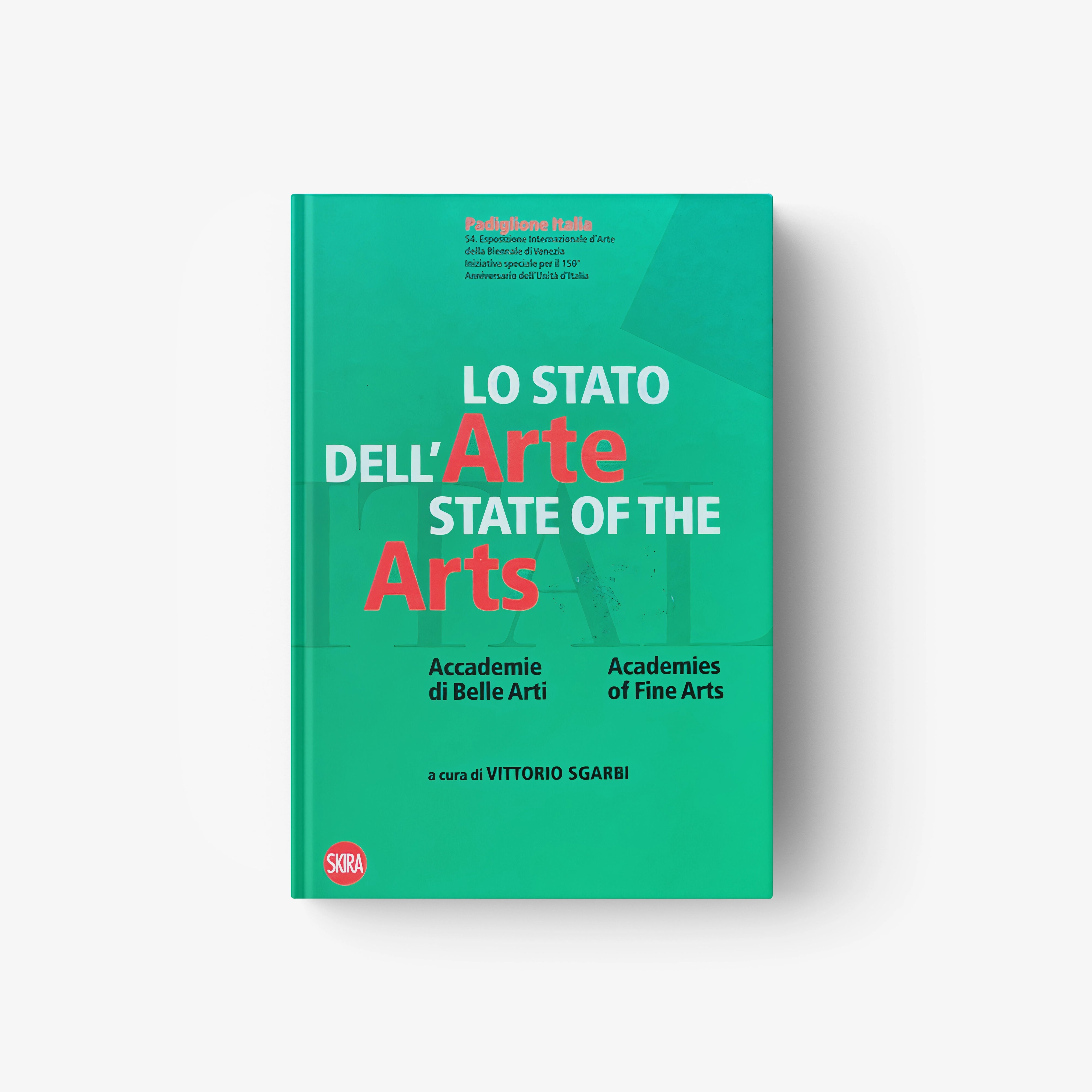 Green arts book cover with “STATE OF THE ARTS” title