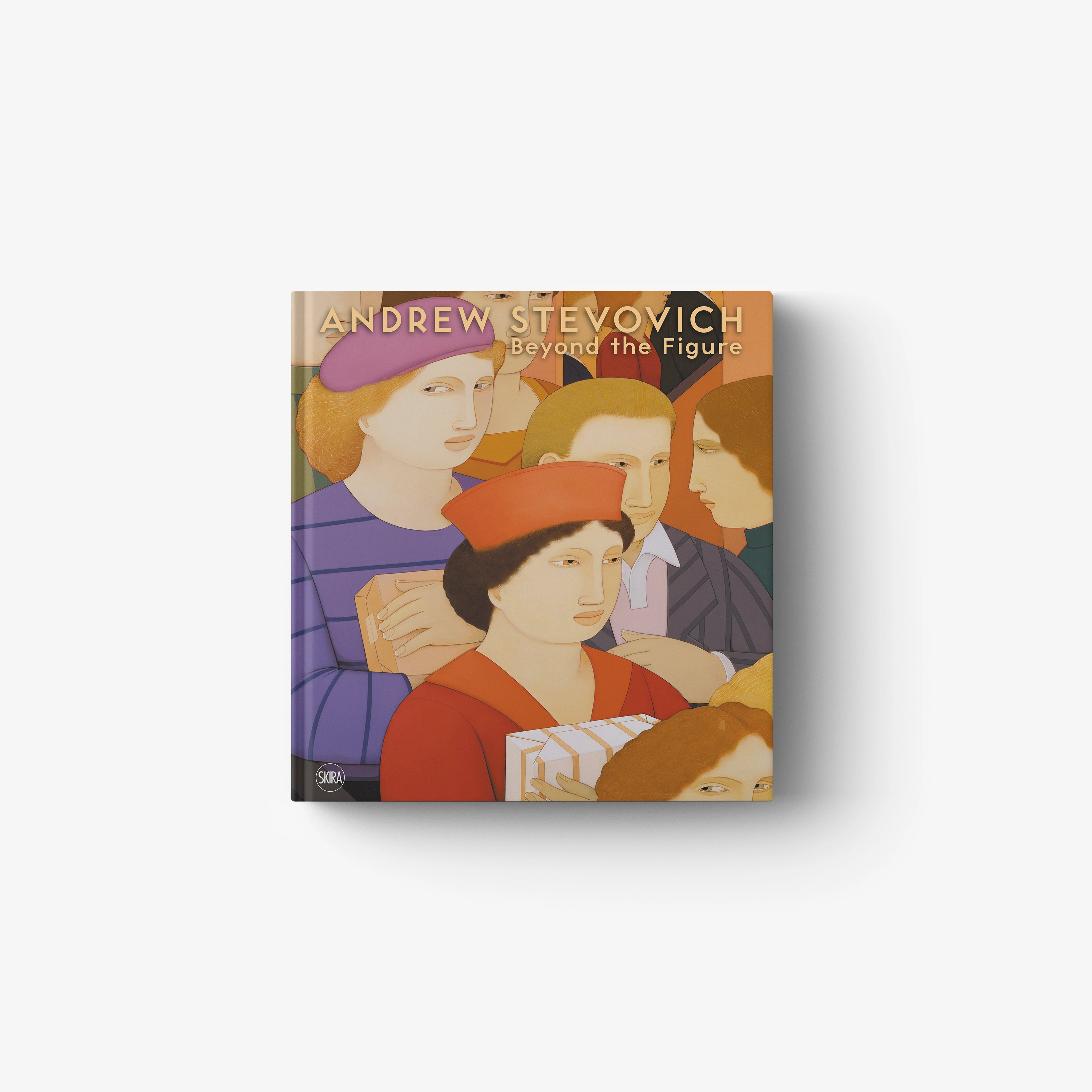 Illustrated art book cover with multiple faces and title "Beyond the Figure"