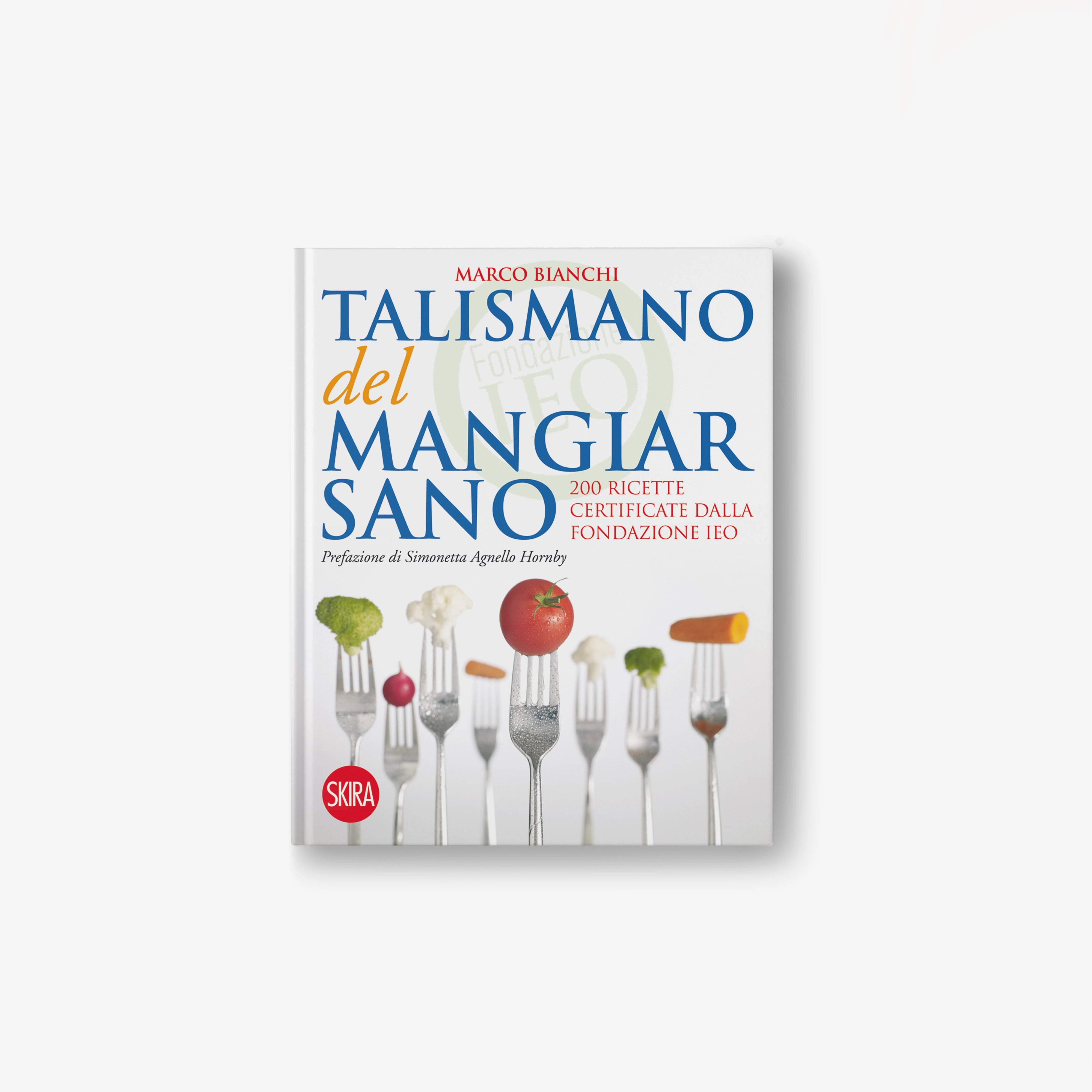 Talisman of Healthy Eating book with food-themed fork and tomato cover art