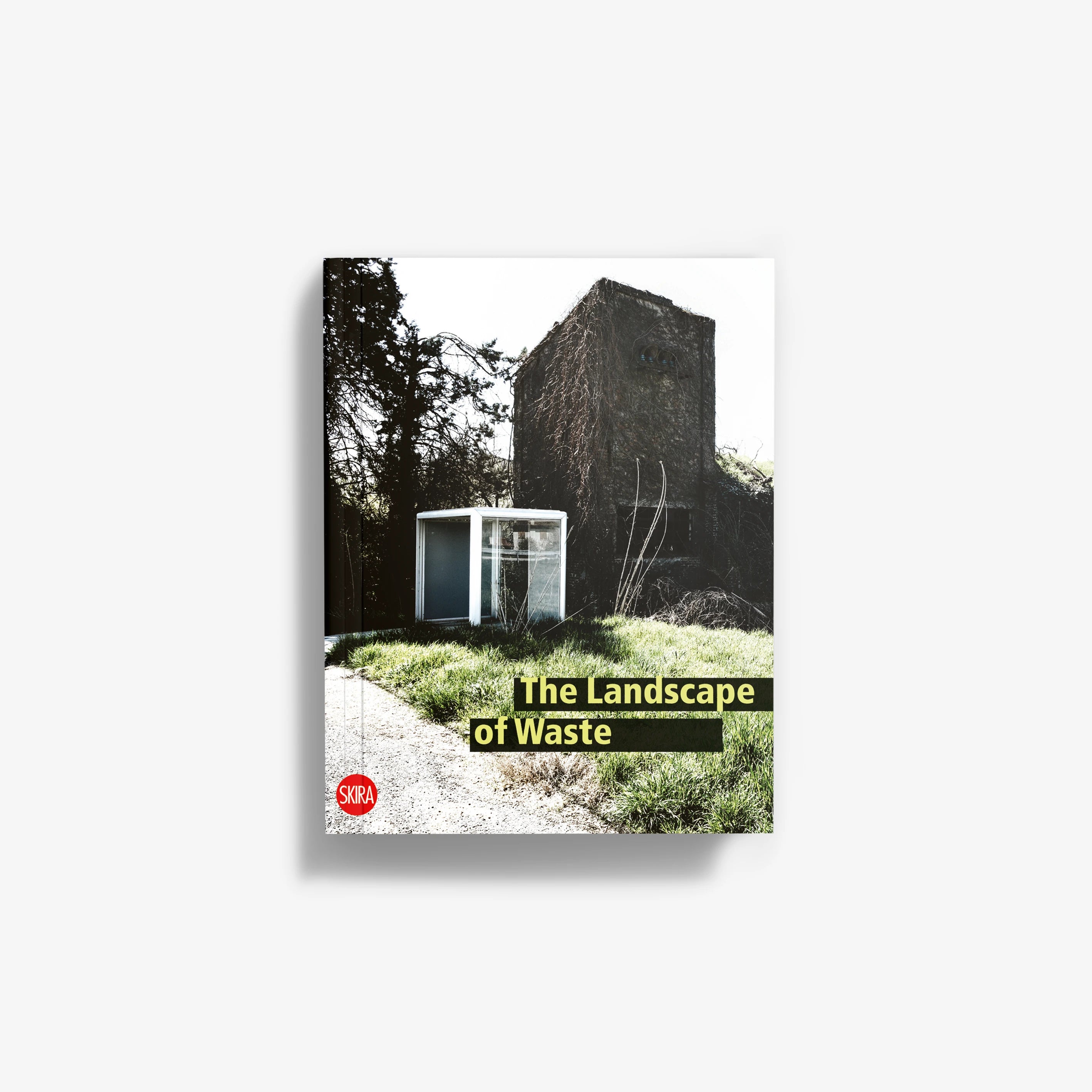 Book cover with landscape photo and yellow title text