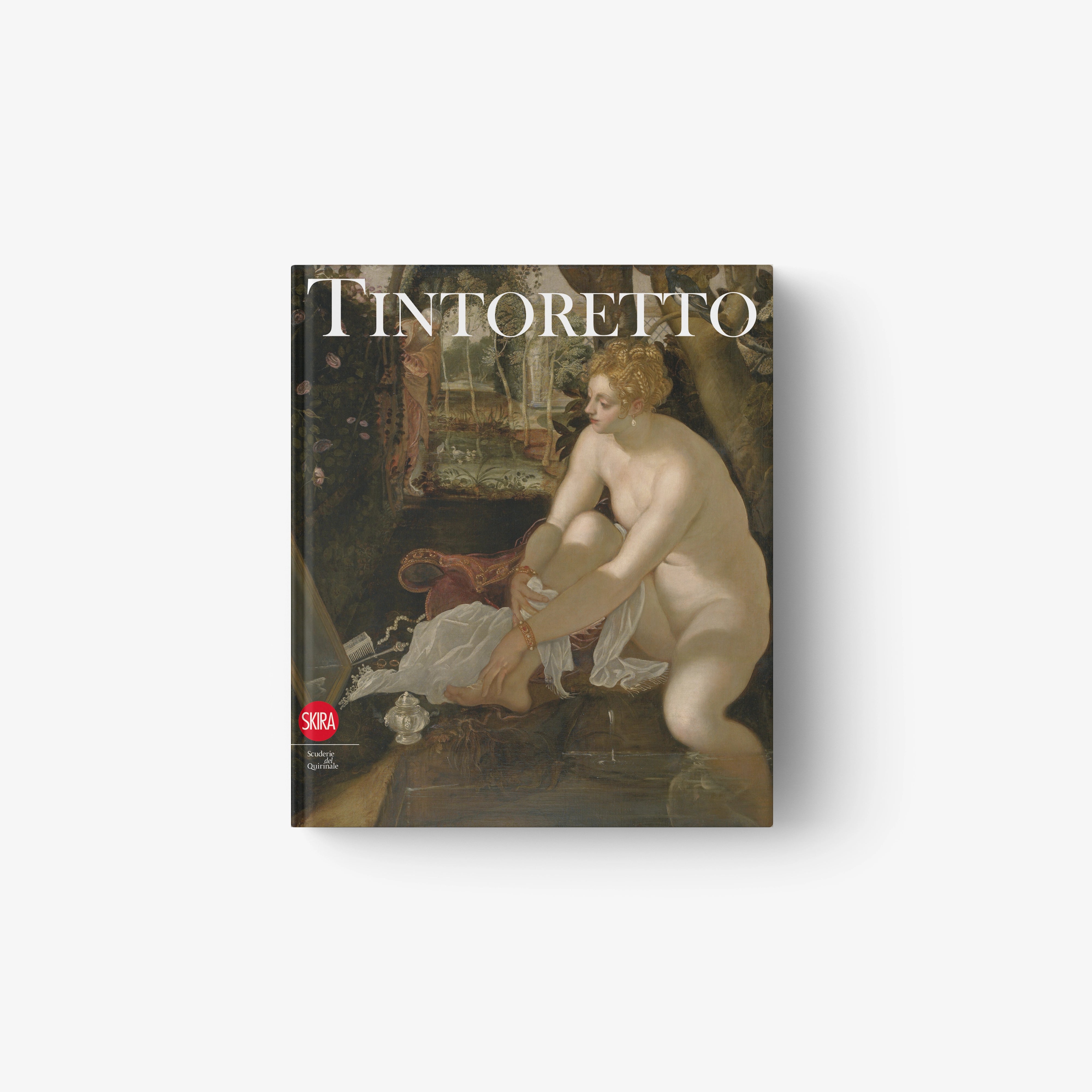 Tintoretto art book with illustrated Renaissance-style painting cover