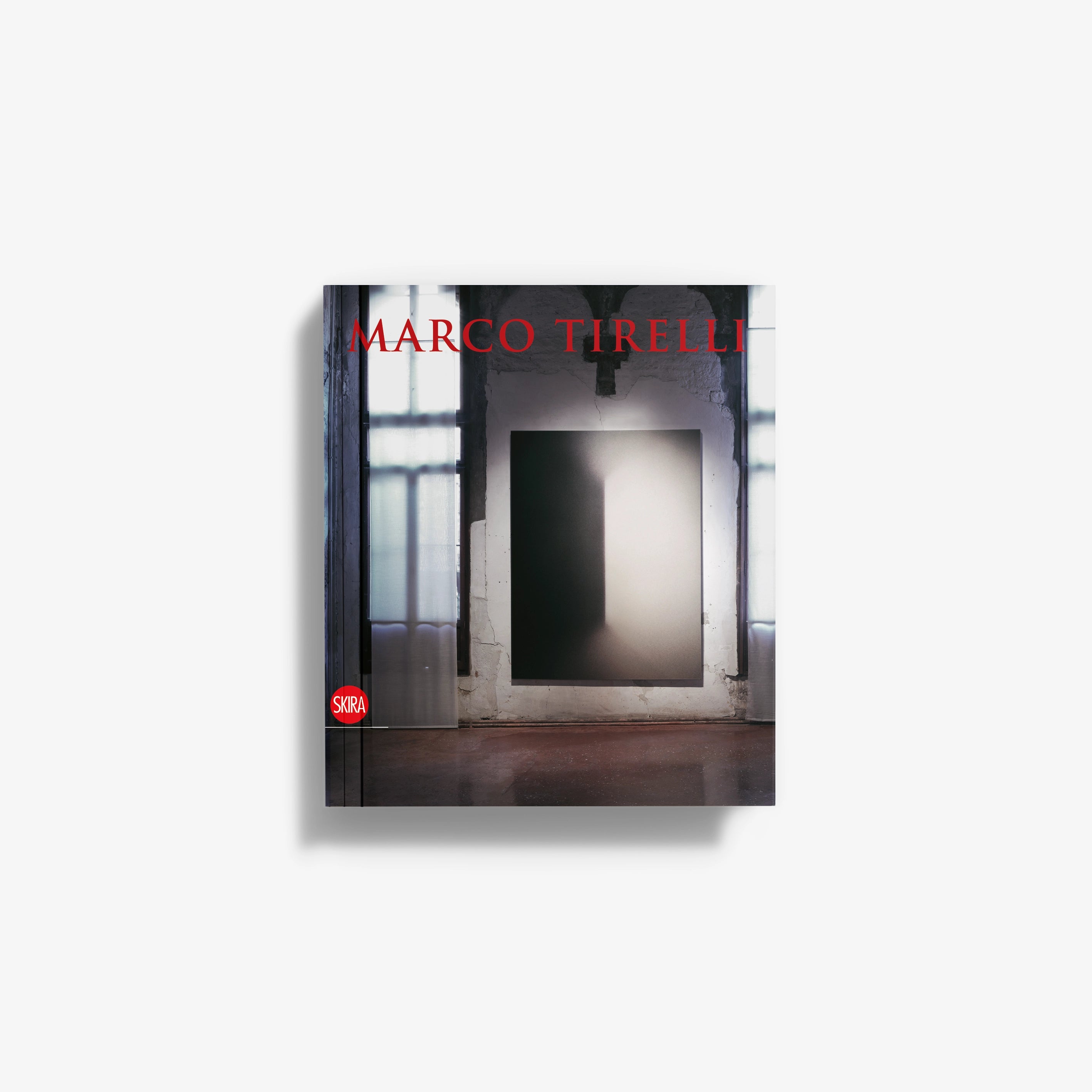 Marco Tirelli art book cover with architectural interior print