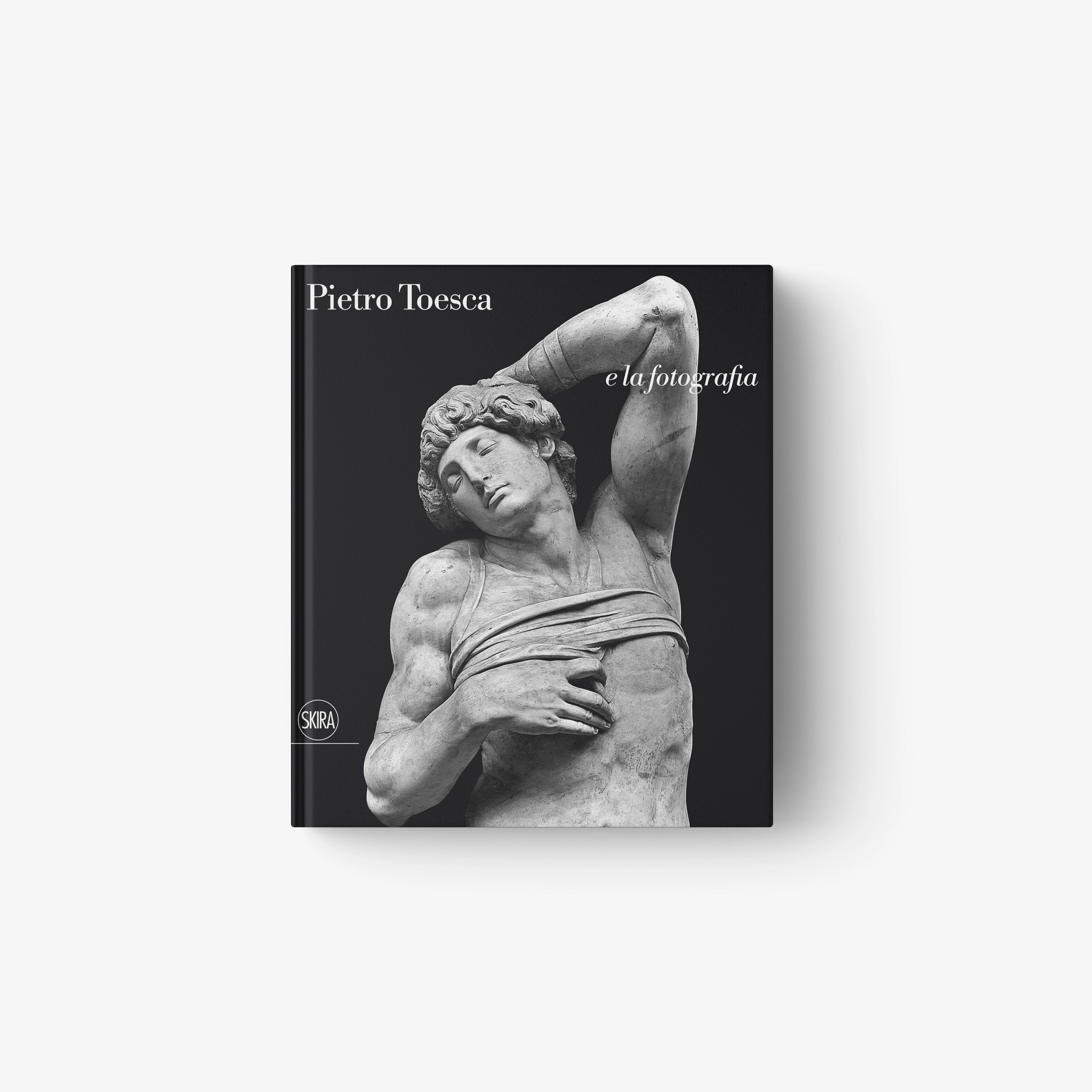 Pietro Toesca and Photography photo book cover with classical sculpture portrait