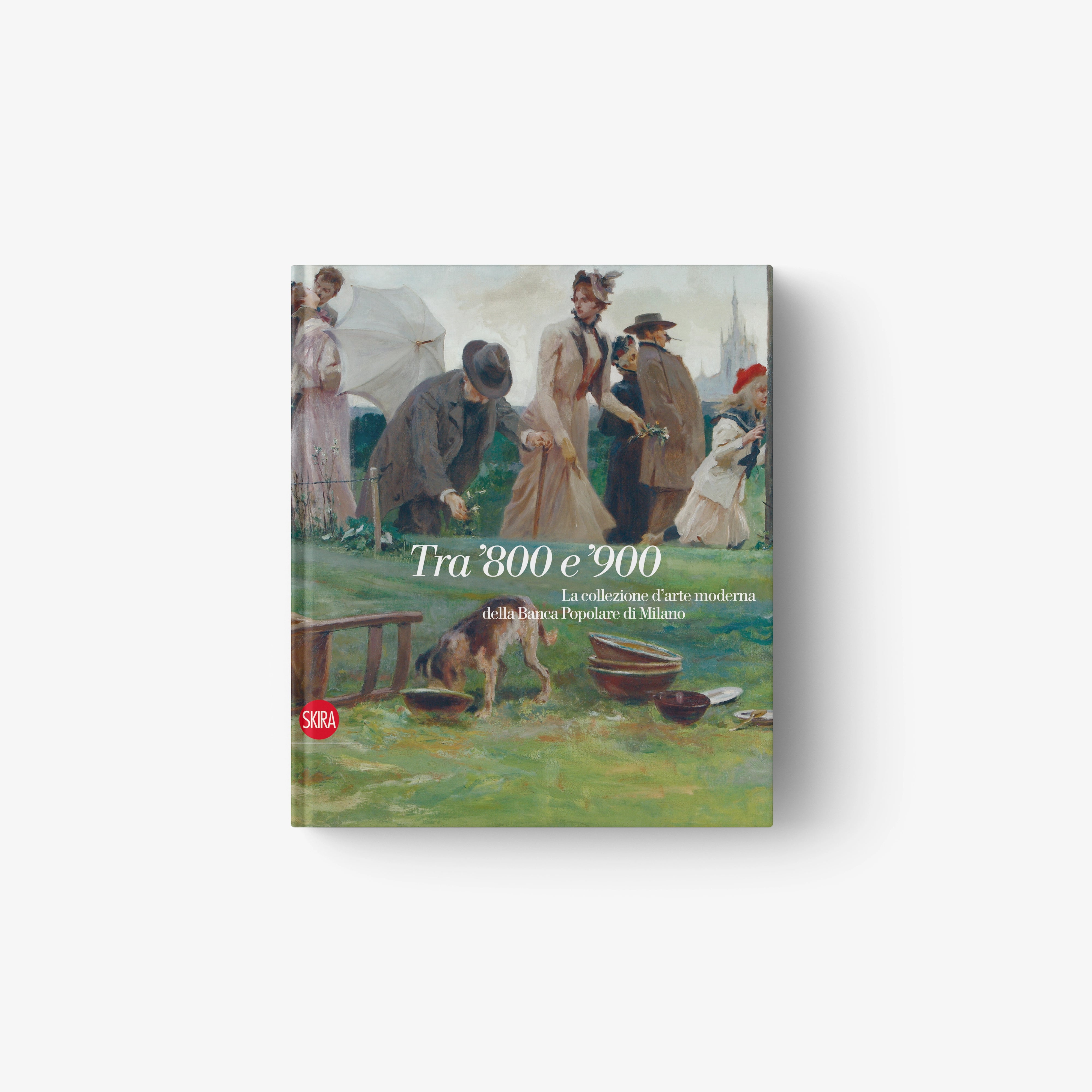 Vintage illustrated history book with classical painting cover