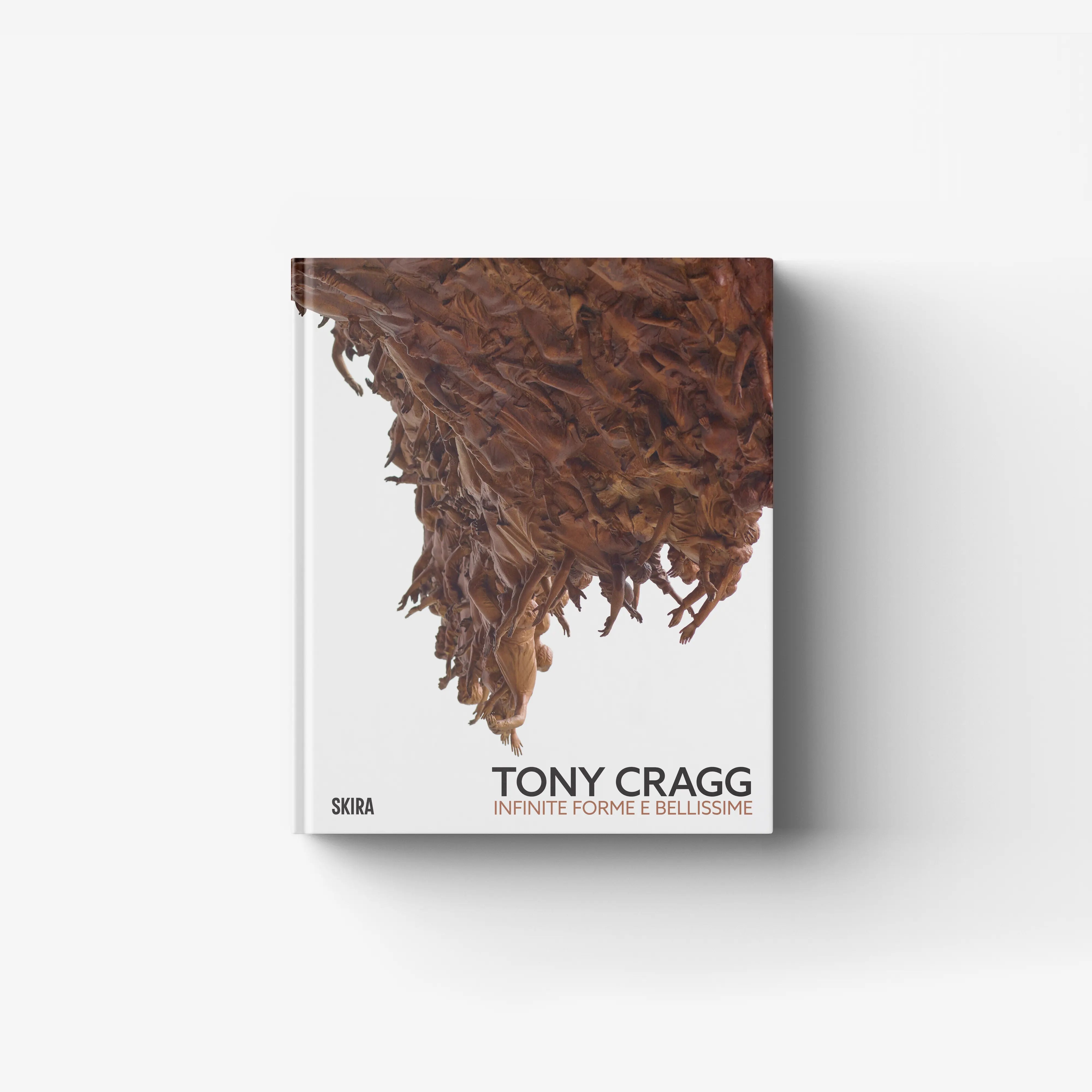 Art book by Skira Arte with Tony Cragg cover, brown paper material and selected sculptural works