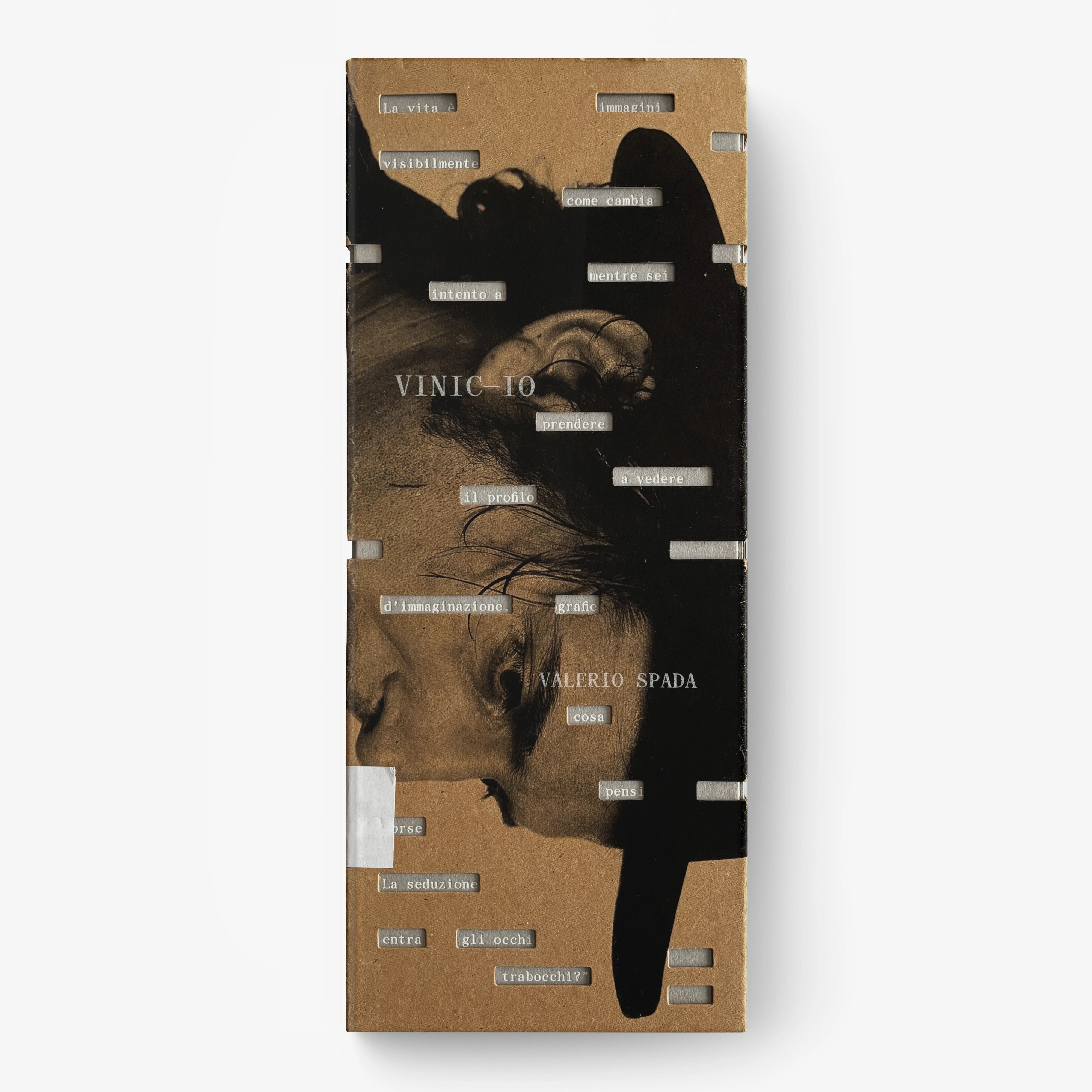 Vinicio Capossela and Valerio Spada album cover, dark collage artwork