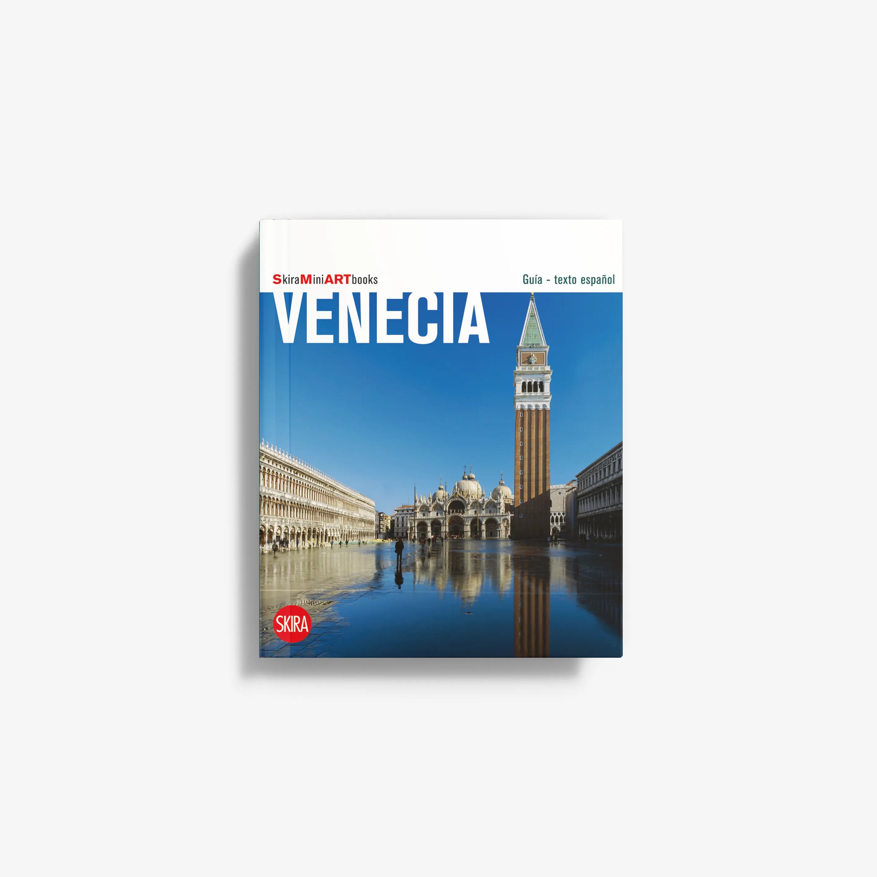 Venecia guidebook with Venice canal and tower on the cover