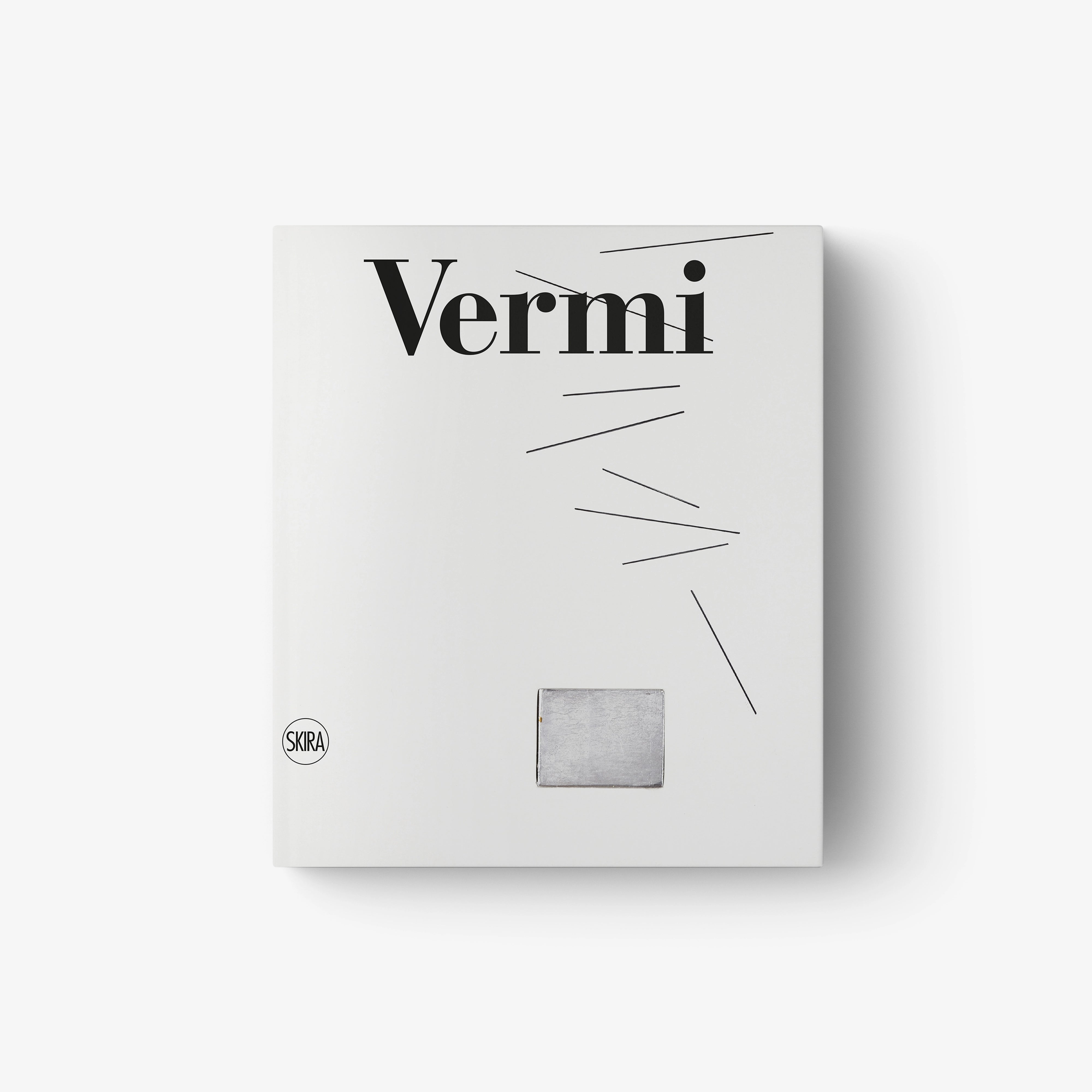 Vermi catalog cover with gray square icon and black title lettering