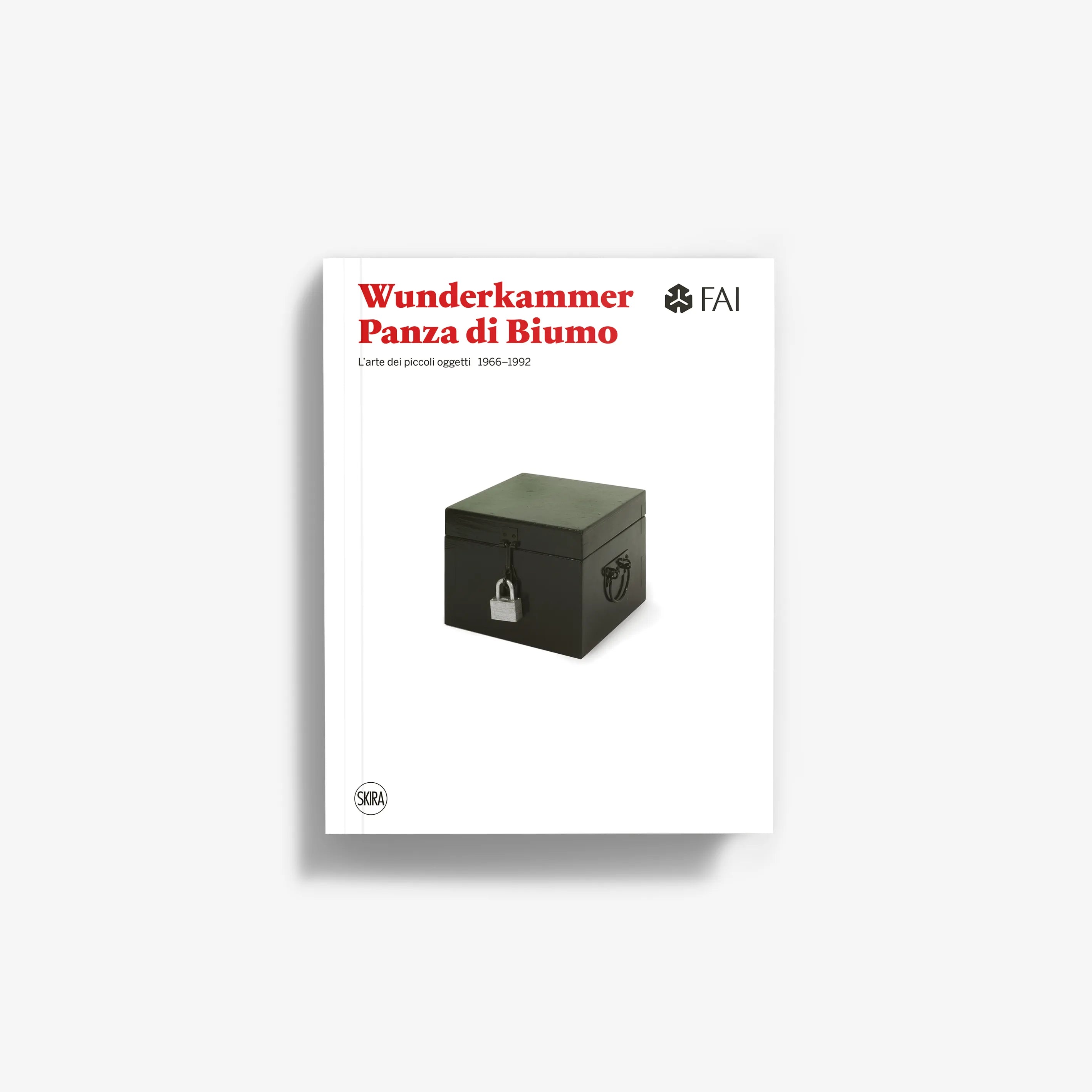 Wunderkammer Panza di Biumo hardcover book cover with green box illustration