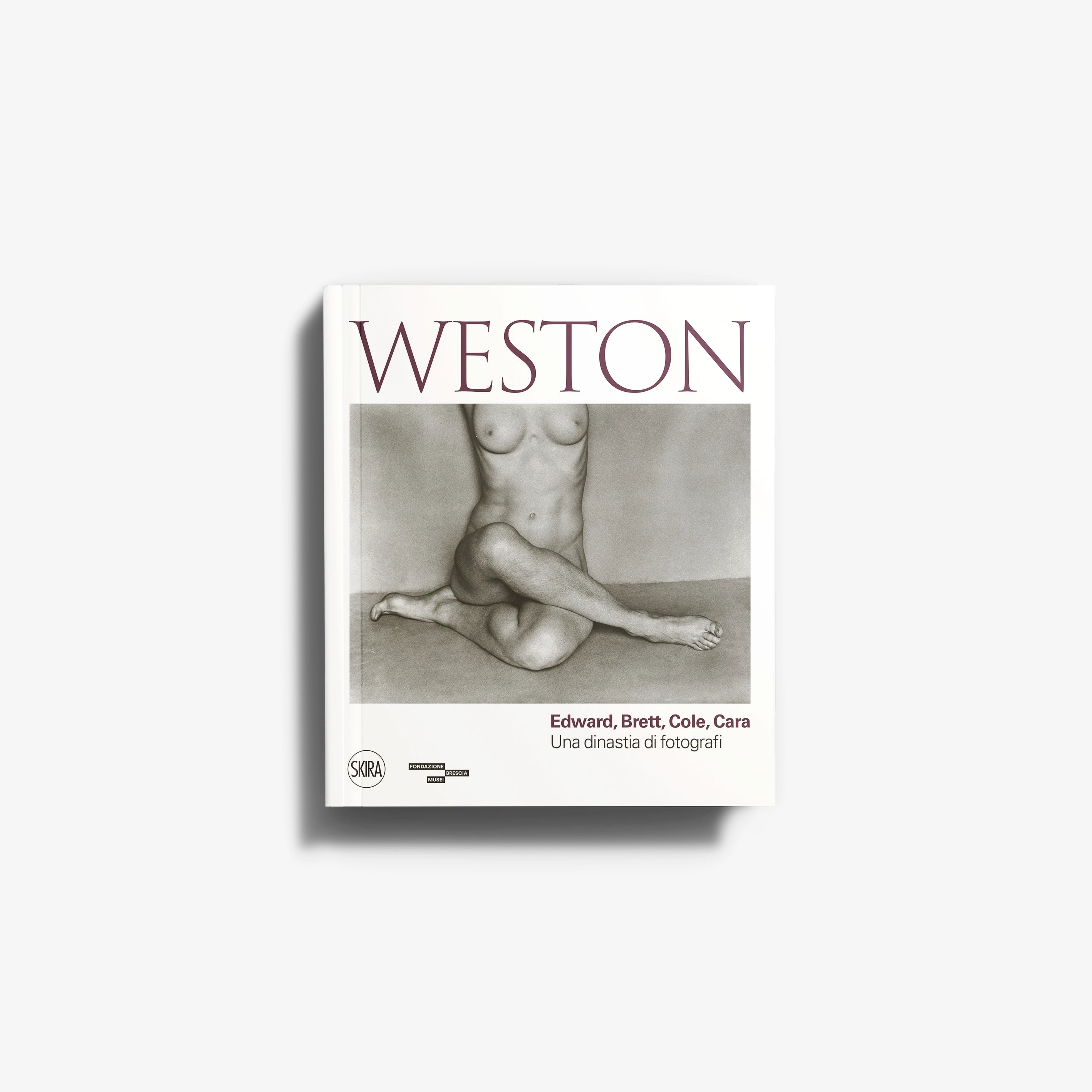 Hardback photography book by Skira Arte, Weston Italian Edition, black and white with Edward, Brett, Cole and Cara Weston