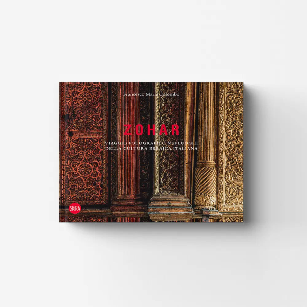 Photo book Zohar by Skira Arte with red and gold cover, 142 colour photographs