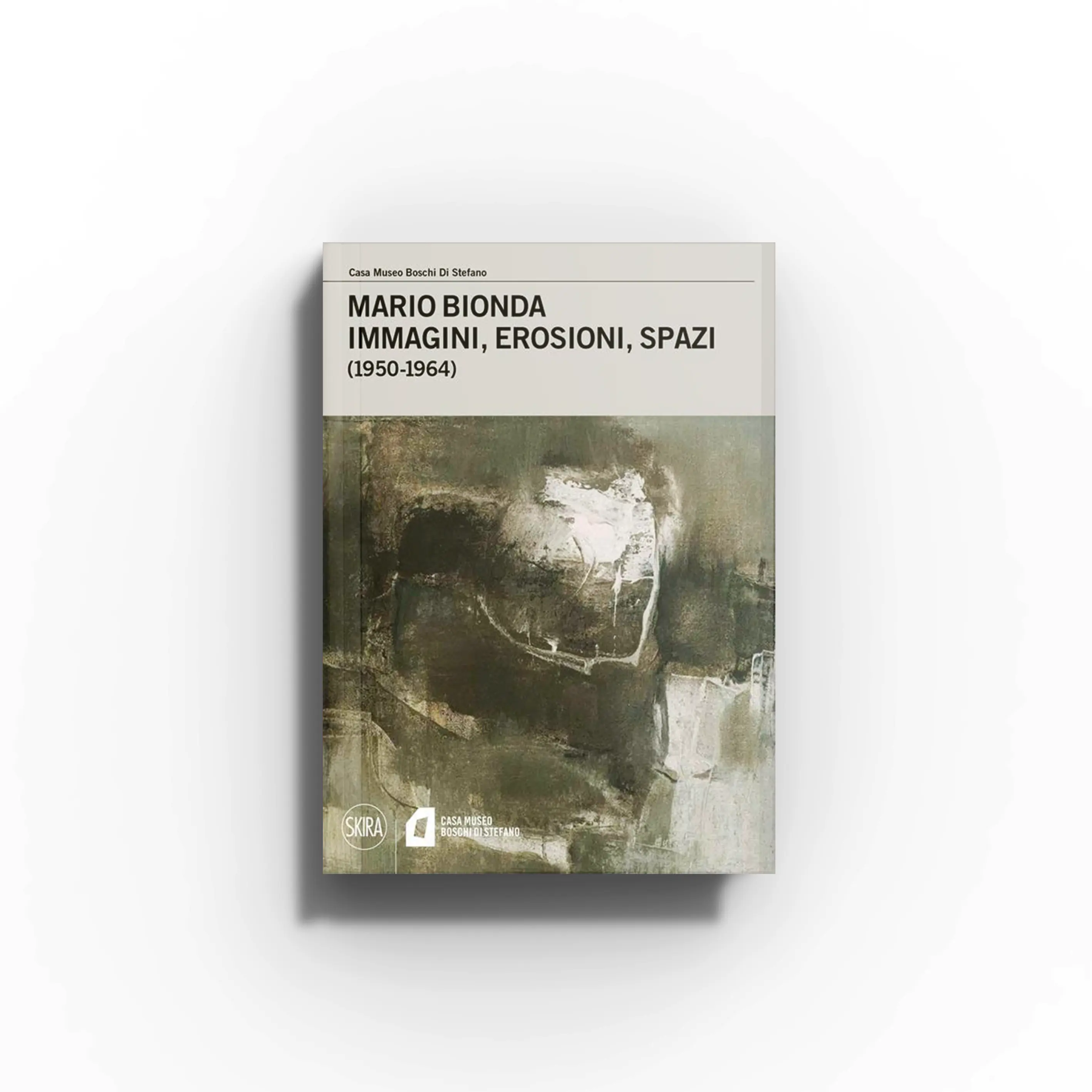Catalogo d'arte illustrato Mario Bionda by Skira Arte with natural material and pigment stratification