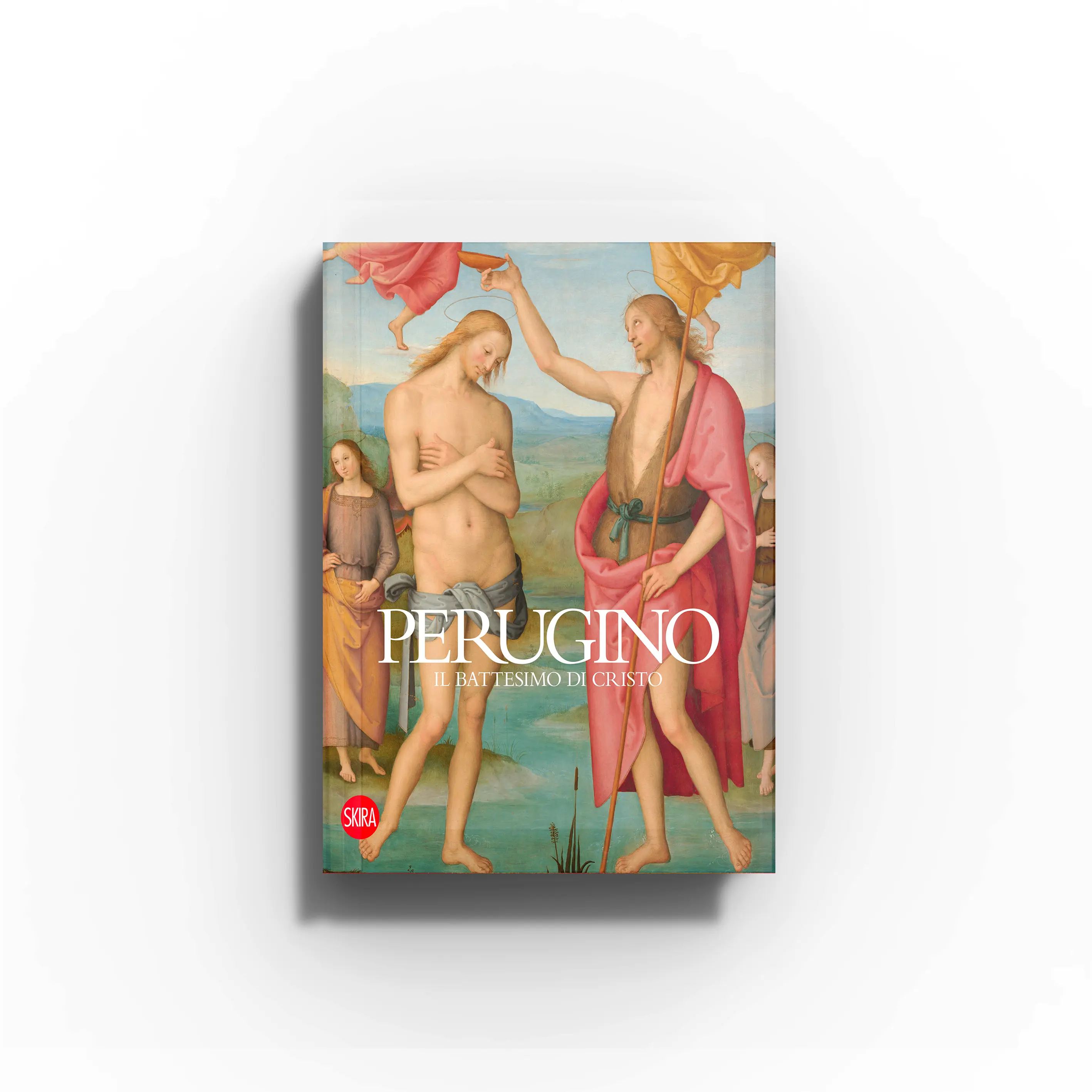 Art book Perugino Il battesimo di Cristo by Skira Arte, period 1502 to 1512, with reconstruction of the altarpiece
